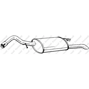 Silencieux arrière BOSAL OEM 1093924