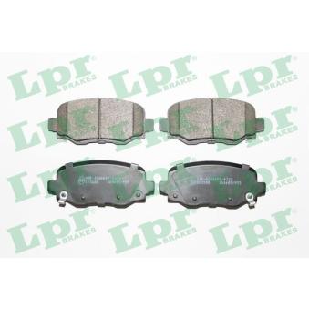 Jeu de 4 plaquettes de frein arrière LPR OEM 68273101AA