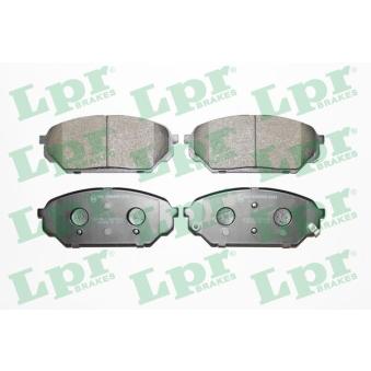 Jeu de 4 plaquettes de frein avant LPR OEM 581013JA50
