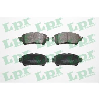 Jeu de 4 plaquettes de frein avant LPR OEM D10605RB0A