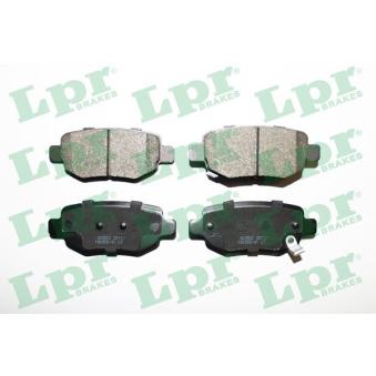 Jeu de 4 plaquettes de frein arrière LPR OEM T156GN3502080 Jeu de 4 plaquettes de frein arrière LPR OEM T156GN3502080