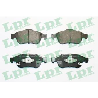 Jeu de 4 plaquettes de frein avant LPR 05P2019 pour FIAT 500X 1.4 - 136cv