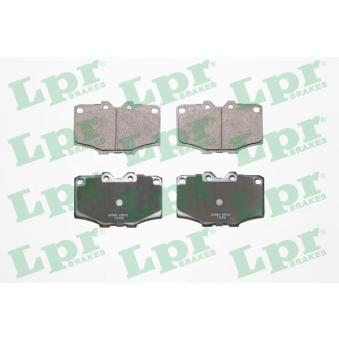 Jeu de 4 plaquettes de frein avant LPR OEM 0446535170