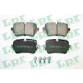 Jeu de 4 plaquettes de frein arrière LPR OEM 4M0698451G