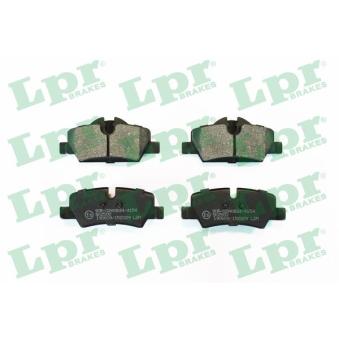 Jeu de 4 plaquettes de frein arrière LPR OEM 34216871299