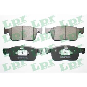 Jeu de 4 plaquettes de frein avant LPR 05P2030 pour SUBARU BRZ 1.5 BlueHDi 120 - 120cv