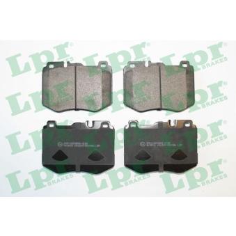 Jeu de 4 plaquettes de frein avant LPR 05P2036 pour MERCEDES-BENZ CLASSE E E 350 e - 286cv