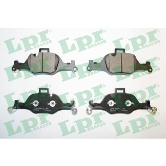 Jeu de 4 plaquettes de frein avant LPR OEM 6883469