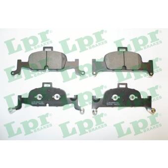 Jeu de 4 plaquettes de frein avant LPR 05P2041 pour PEUGEOT 308 3.0 TDI - 218cv