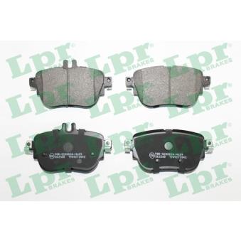 Jeu de 4 plaquettes de frein arrière LPR OEM 4206000