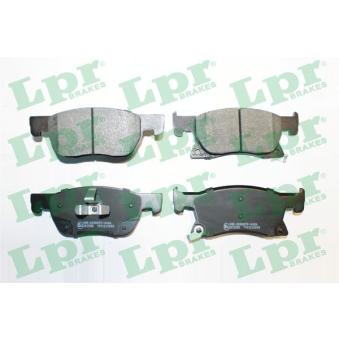 Jeu de 4 plaquettes de frein avant LPR 05P2048 pour NISSAN SERENA 1.6 CDTi - 136cv