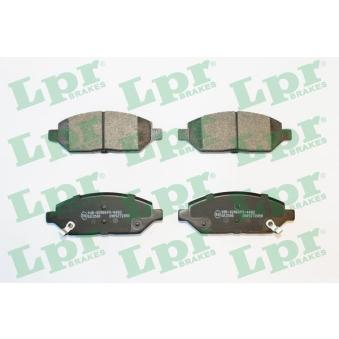 Jeu de 4 plaquettes de frein avant LPR OEM 42439338