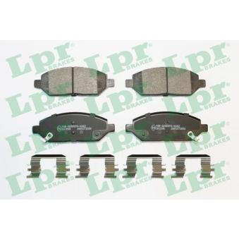 Jeu de 4 plaquettes de frein avant LPR OEM 42439338