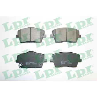 Jeu de 4 plaquettes de frein avant LPR 05P2062 pour VOLVO XC40 T5 Polestar AWD - 249cv