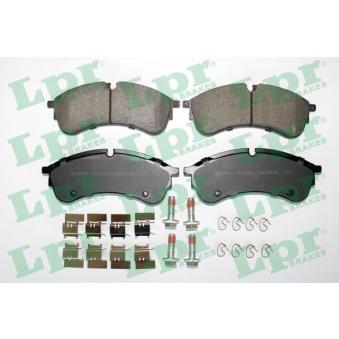 Jeu de 4 plaquettes de frein avant LPR OEM 2N0698151A