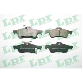 Jeu de 4 plaquettes de frein arrière LPR OEM 43022TV0E00