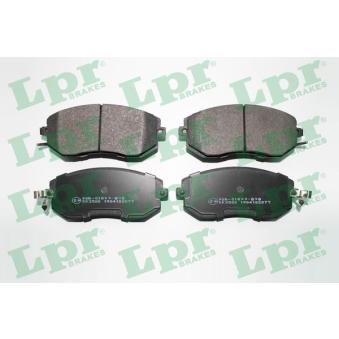 Jeu de 4 plaquettes de frein avant LPR OEM SU00304089