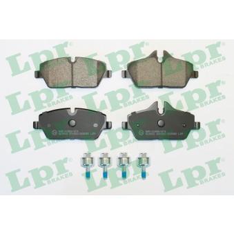 Jeu de 4 plaquettes de frein avant LPR OEM 34116862309