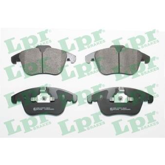 Jeu de 4 plaquettes de frein avant LPR OEM C2C39929