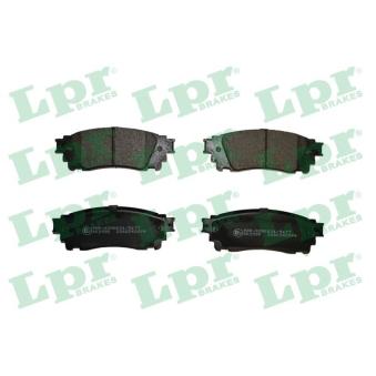 Jeu de 4 plaquettes de frein arrière LPR OEM 0446658021