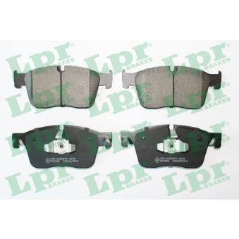 Jeu de 4 plaquettes de frein avant LPR OEM LR160437