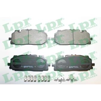 Jeu de 4 plaquettes de frein avant LPR OEM 4K0698151C