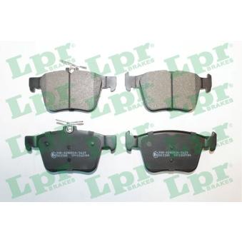 Jeu de 4 plaquettes de frein arrière LPR 05P2104 pour CITROEN DS3 1.0 TSI - 110cv