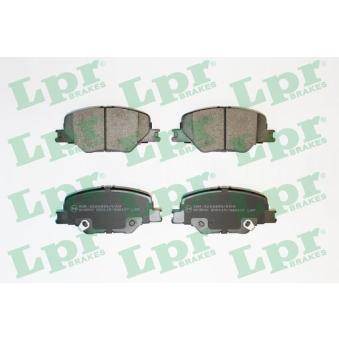 Jeu de 4 plaquettes de frein avant LPR OEM 84124408
