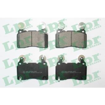 Jeu de 4 plaquettes de frein avant LPR [05P2114]