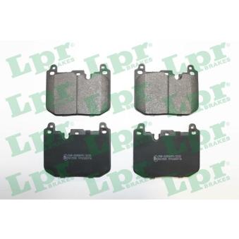 Jeu de 4 plaquettes de frein avant LPR [05P2116]