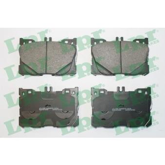 Jeu de 4 plaquettes de frein avant LPR 05P2122 pour MERCEDES-BENZ CLASSE E E 350 e - 286cv
