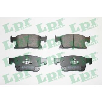 Jeu de 4 plaquettes de frein avant LPR 05P2129 pour RENAULT KOLEOS 1.4 CNG - 110cv