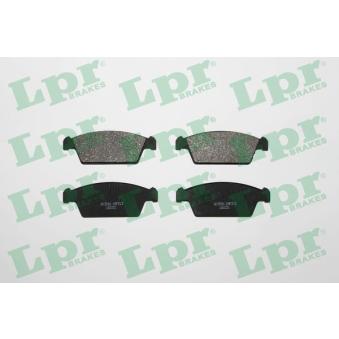 Jeu de 4 plaquettes de frein avant LPR 05P213