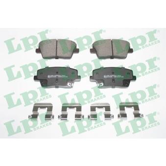Jeu de 4 plaquettes de frein arrière LPR OEM 58302S0A30