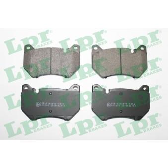 Jeu de 4 plaquettes de frein avant LPR OEM 80A698151C