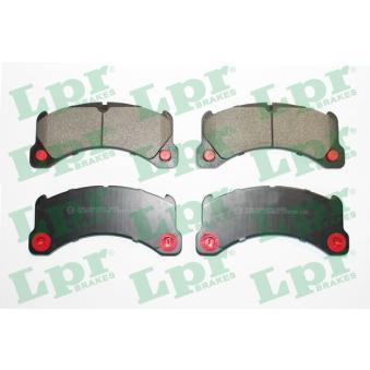 Jeu de 4 plaquettes de frein avant LPR OEM 95B698151AS
