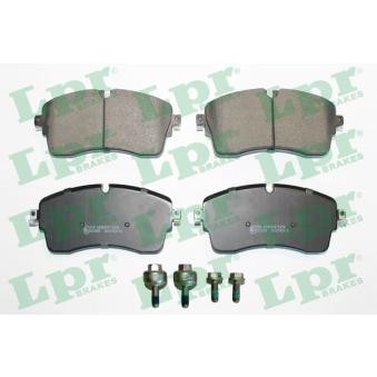 Jeu de 4 plaquettes de frein avant LPR OEM J9C7133