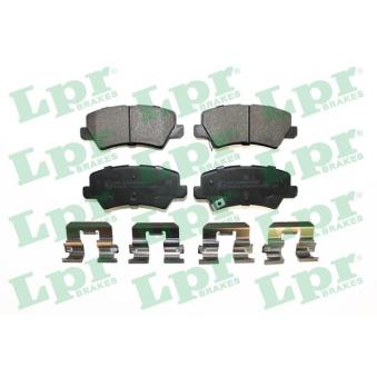 Jeu de 4 plaquettes de frein arrière LPR OEM 58302G6A10 Jeu de 4 plaquettes de frein arrière LPR OEM 58302G6A10