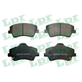 Jeu de 4 plaquettes de frein avant LPR OEM 58101F0A00