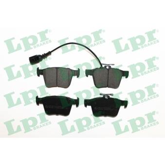 Jeu de 4 plaquettes de frein arrière LPR OEM 8V0698451C