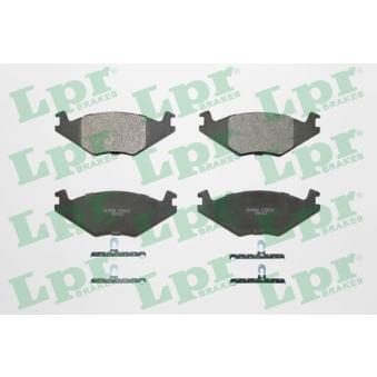 Jeu de 4 plaquettes de frein avant LPR OEM 191698151A