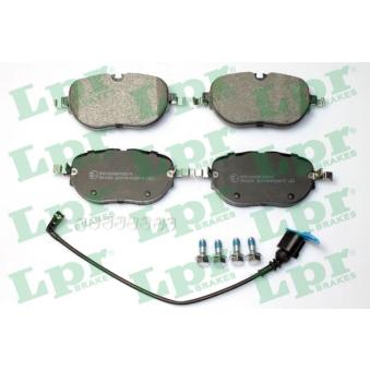 Jeu de 4 plaquettes de frein avant LPR OEM 1EA698151