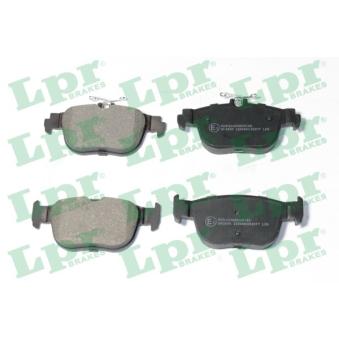 Jeu de 4 plaquettes de frein arrière LPR 05P2277 pour AUDI 200 1.0 eTSI - 110cv