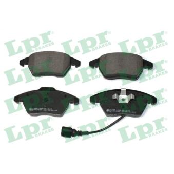 Jeu de 4 plaquettes de frein avant LPR OEM JZW698302CM Jeu de 4 plaquettes de frein avant LPR OEM JZW698302CM