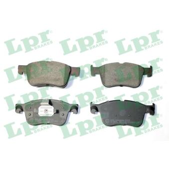 Jeu de 4 plaquettes de frein avant LPR OEM KTJX612K021AED