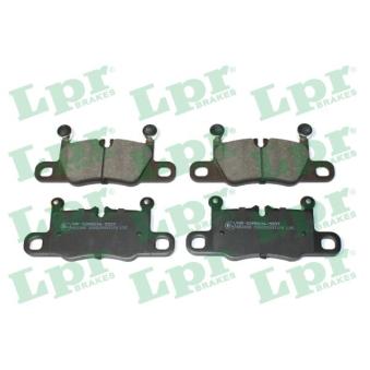 Jeu de 4 plaquettes de frein arrière LPR OEM 9Y0698451E