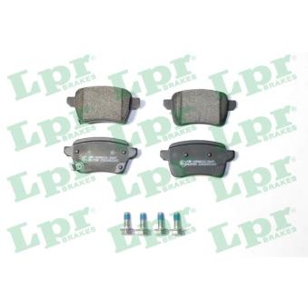 Jeu de 4 plaquettes de frein arrière LPR OEM 77367914