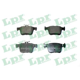 Jeu de 4 plaquettes de frein arrière LPR OEM 5Q0698451AE