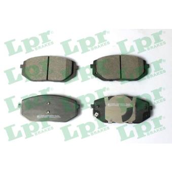 Jeu de 4 plaquettes de frein avant LPR OEM 58101N7A10