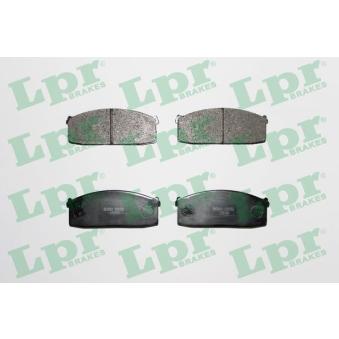 Jeu de 4 plaquettes de frein avant LPR OEM 41060D1490